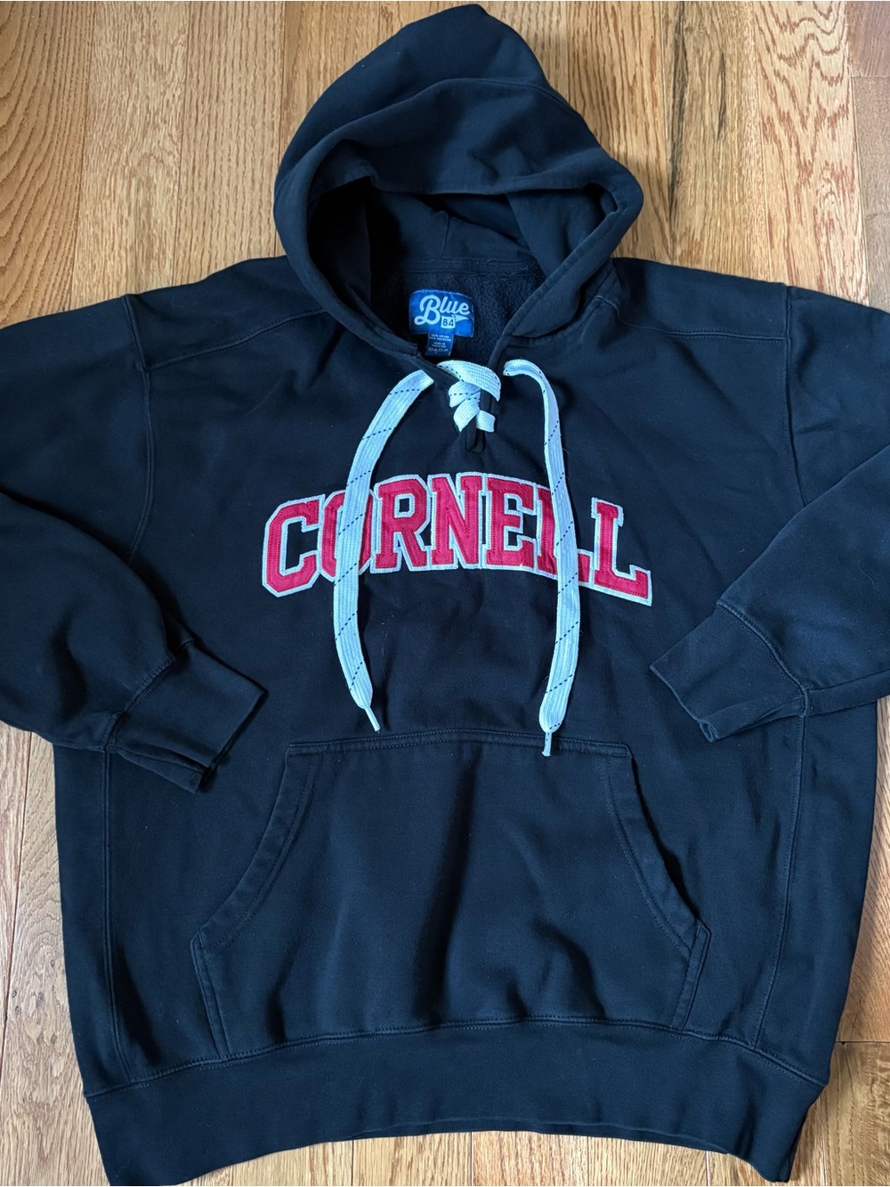 Blue 84 Embroidered Cornell University Hoodie